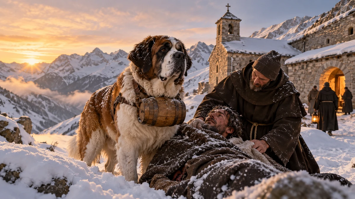 Saint Bernard köpek — ırkın tarihi ve kökeni
